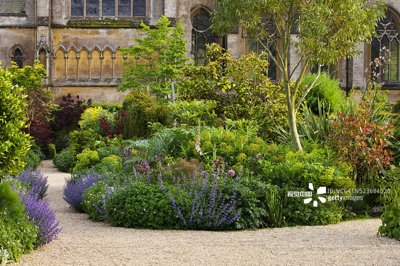西萨塞克斯郡阿伦德尔城堡花园：牛津郡阿斯塔尔庄园图片素材