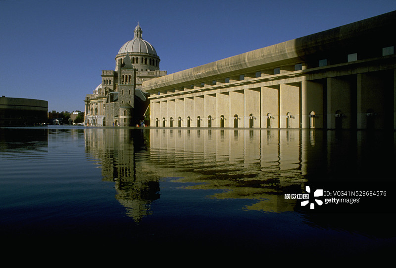 基督教科学中心建筑群景观图片素材