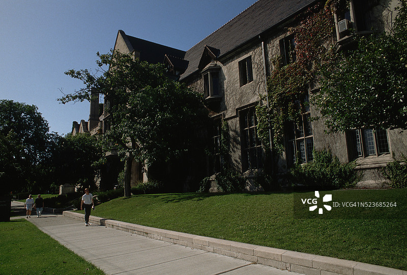 芝加哥大学校园场景图片素材