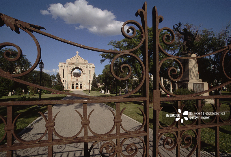 圣博尼费斯大教堂之门图片素材