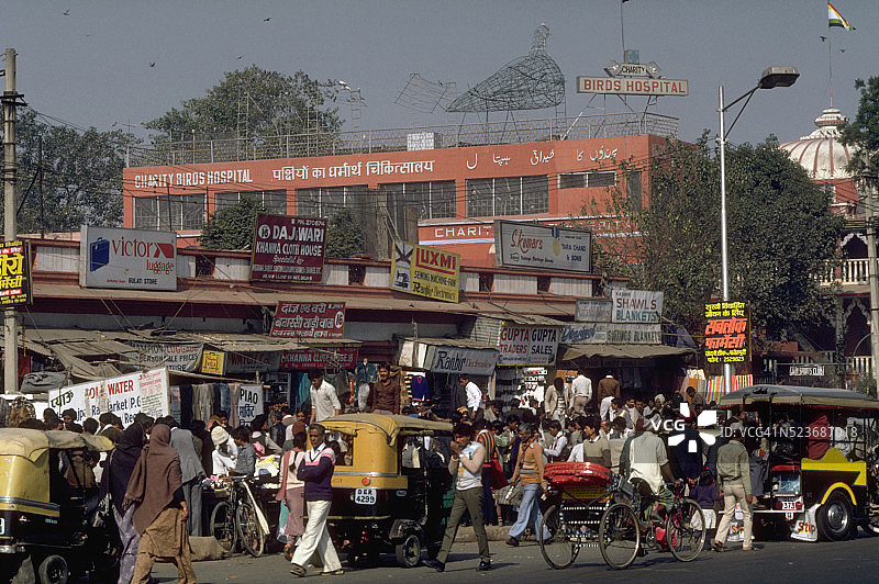 新德里街景图片素材