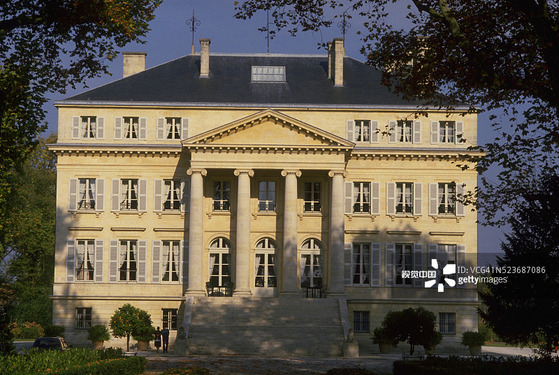 梅多克的Chateau Margaux酒庄图片素材