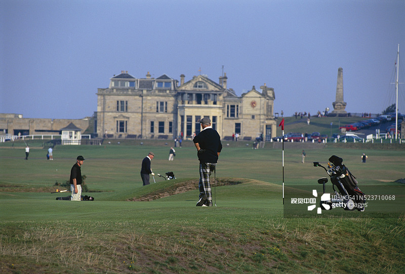 圣安德鲁斯高尔夫球场图片素材