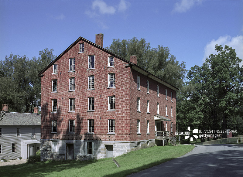 纽约州老查塔姆黎巴嫩山摇 shaker 村遗址图片素材