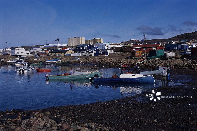 伊卡卢伊特的船只图片素材