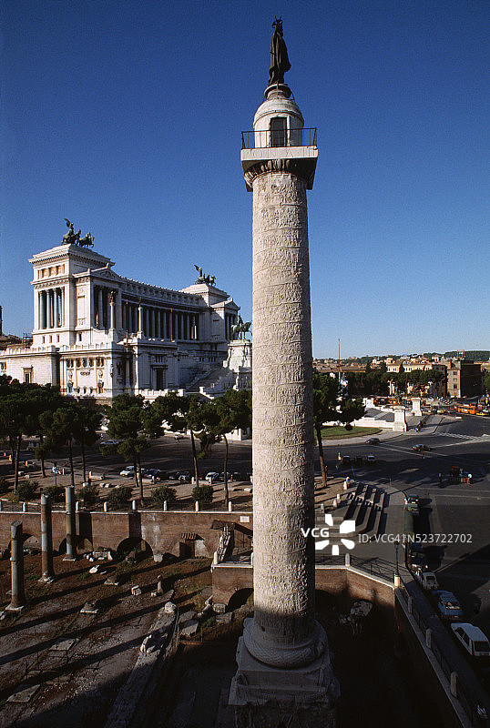 罗马图拉真广场图片素材