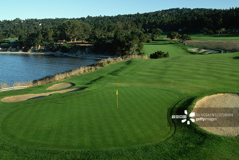 圆石滩第六洞图片素材