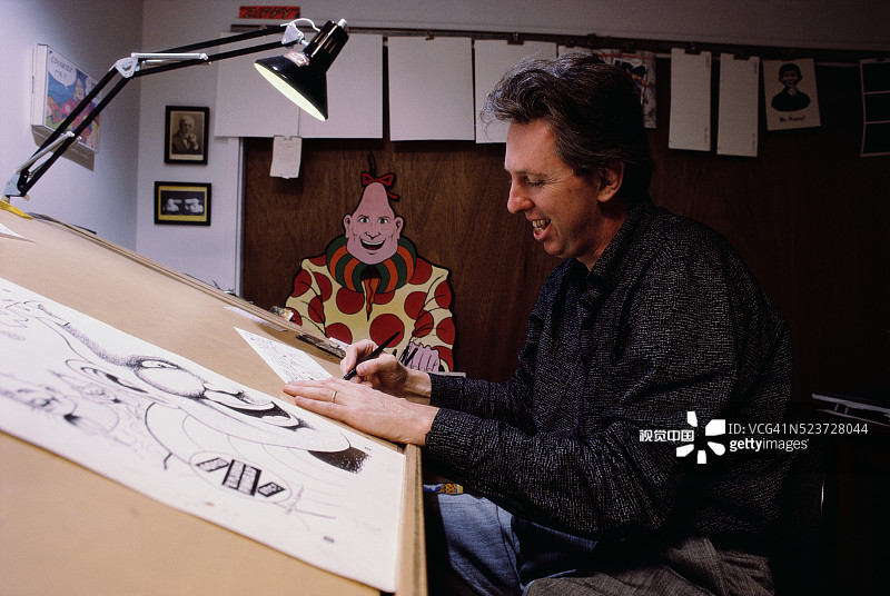 比尔·格里菲斯素描图片素材