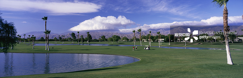 棕榈泉沙漠公主乡村俱乐部高尔夫球场图片素材
