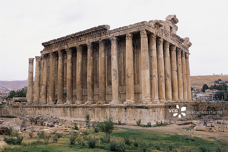 黎巴嫩巴尔贝克巴克斯神庙图片素材