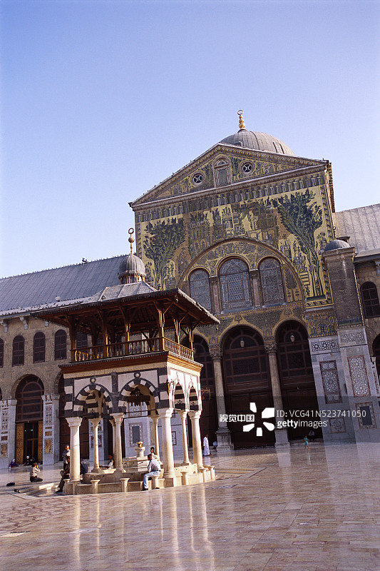 倭马亚清真寺图片素材