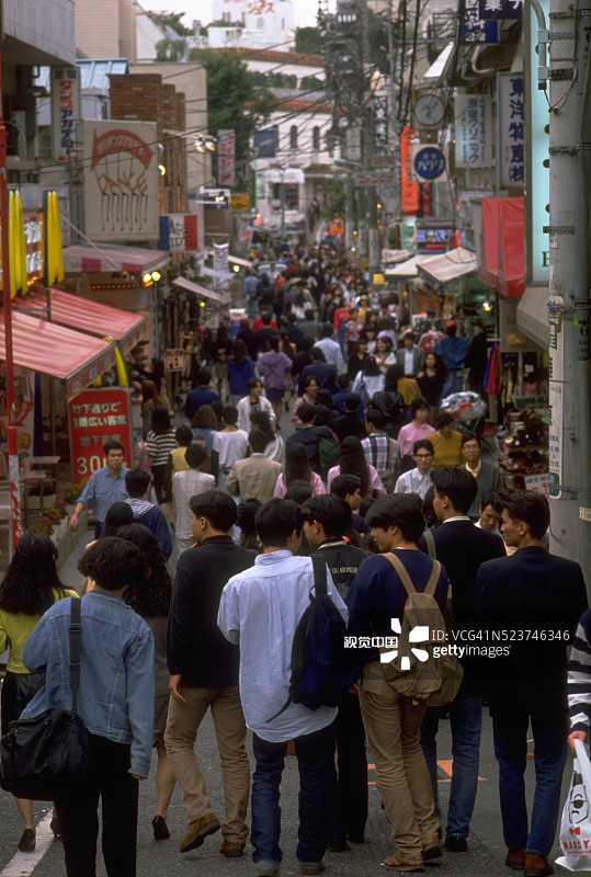 东京购物街图片素材
