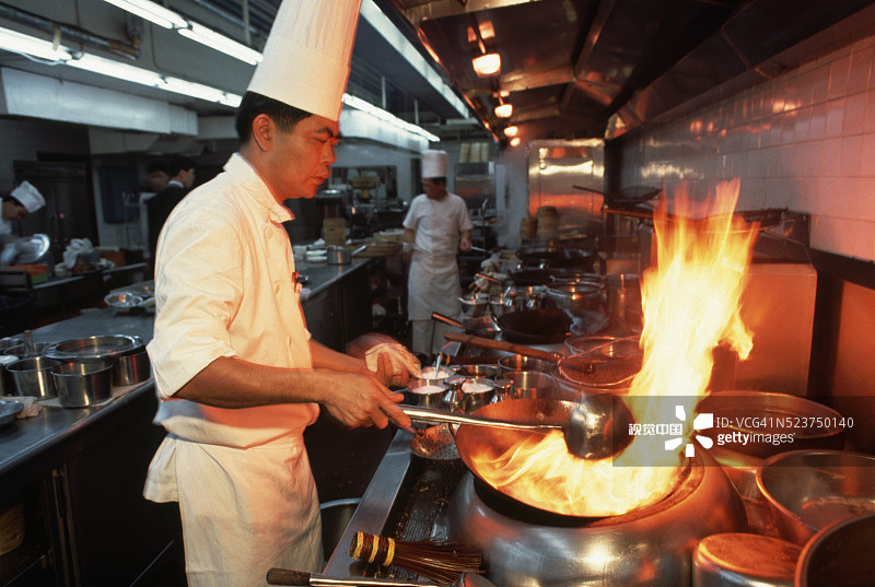 酒店厨师工作照图片素材