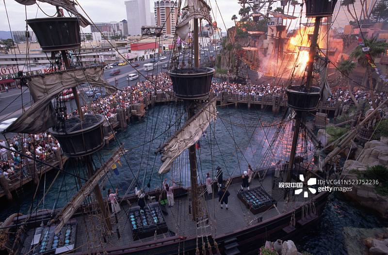 藏宝岛海盗船战役图片素材