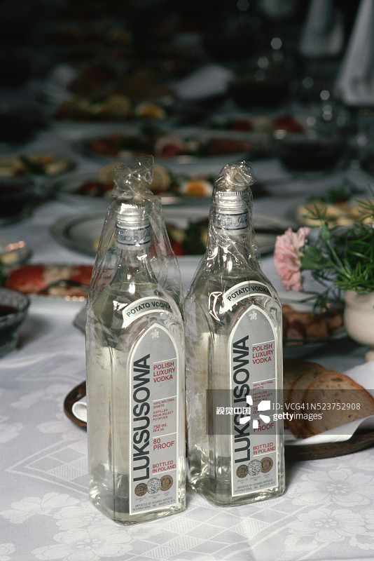 波兰出口伏特加酒图片素材