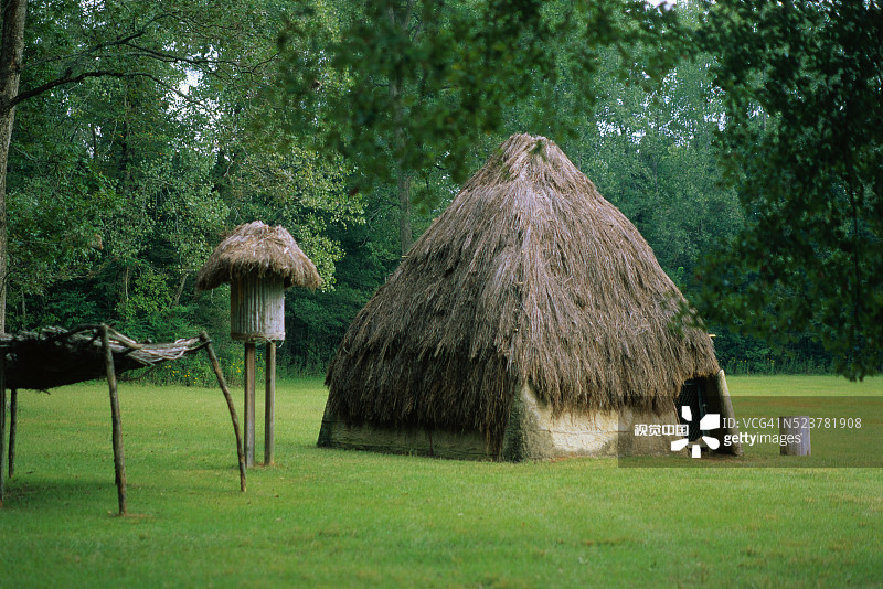 茅草屋图片素材