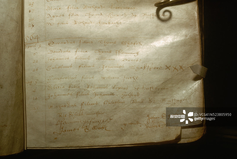 圣三一教堂的教区登记处图片素材