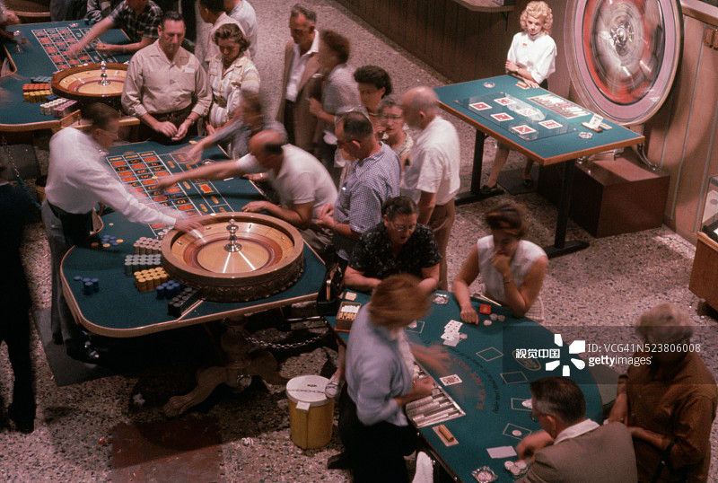 里诺赌场内的赌桌图片素材