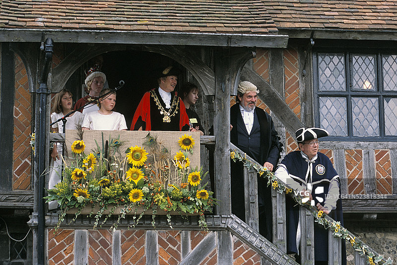 奥尔德堡政府观看游行图片素材