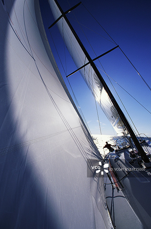 在五大湖上航行图片素材