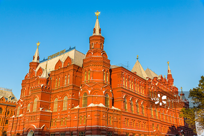 莫斯科历史博物馆，俄罗斯图片素材