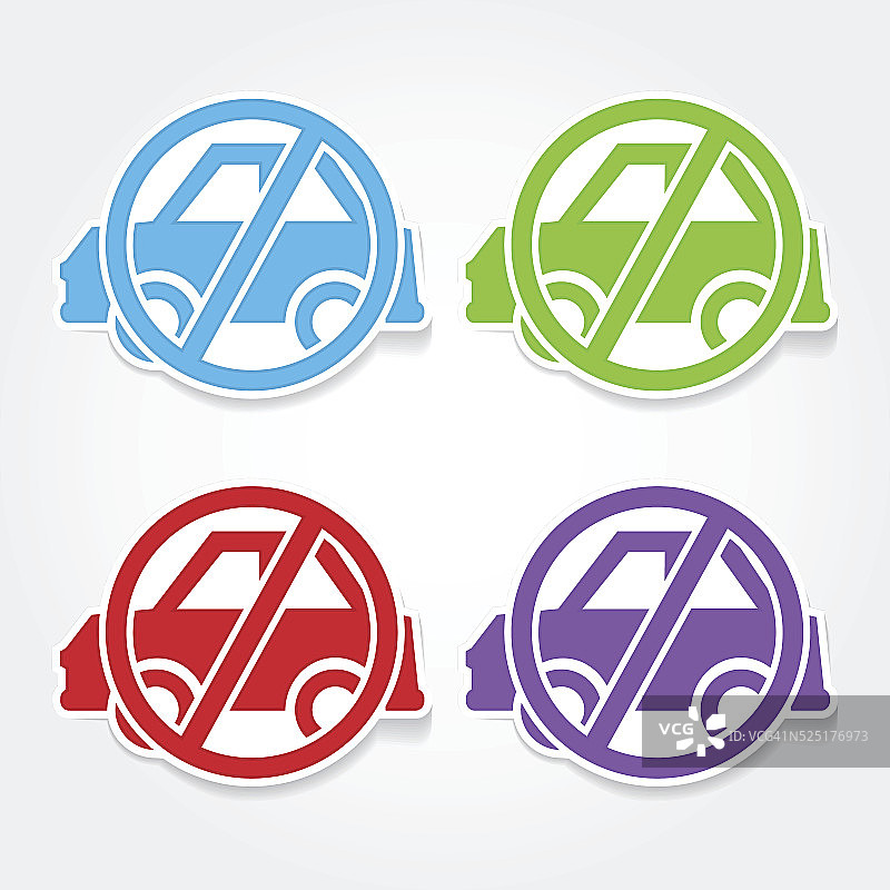 禁止停车矢量图标设计图片素材