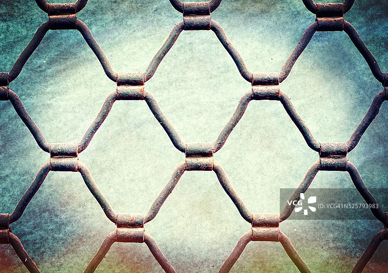 生锈的栅栏图片素材