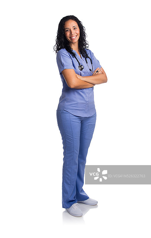 微笑的女护士图片素材