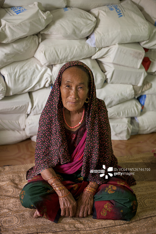 尼泊尔廓尔喀县图片素材