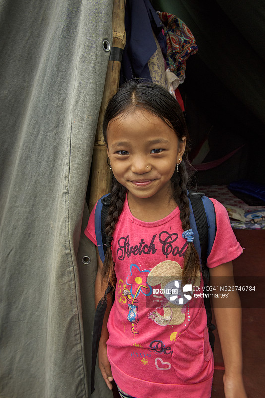 尼泊尔廓尔喀：尼泊尔青年基金会图片素材