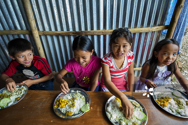 尼泊尔廓尔喀尼泊尔青年基金会图片素材