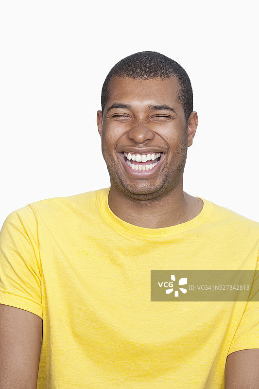 男人大笑图片素材