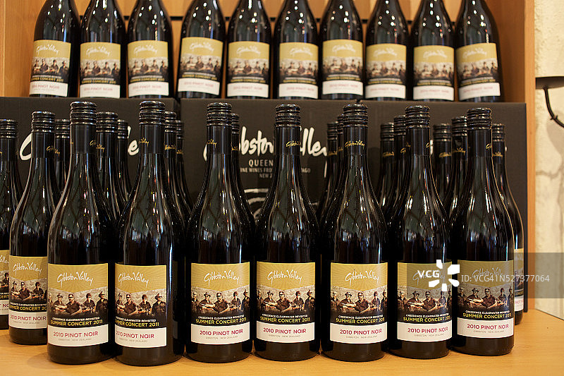 皇后镇吉布斯顿山谷葡萄园和奶酪店，新西兰图片素材