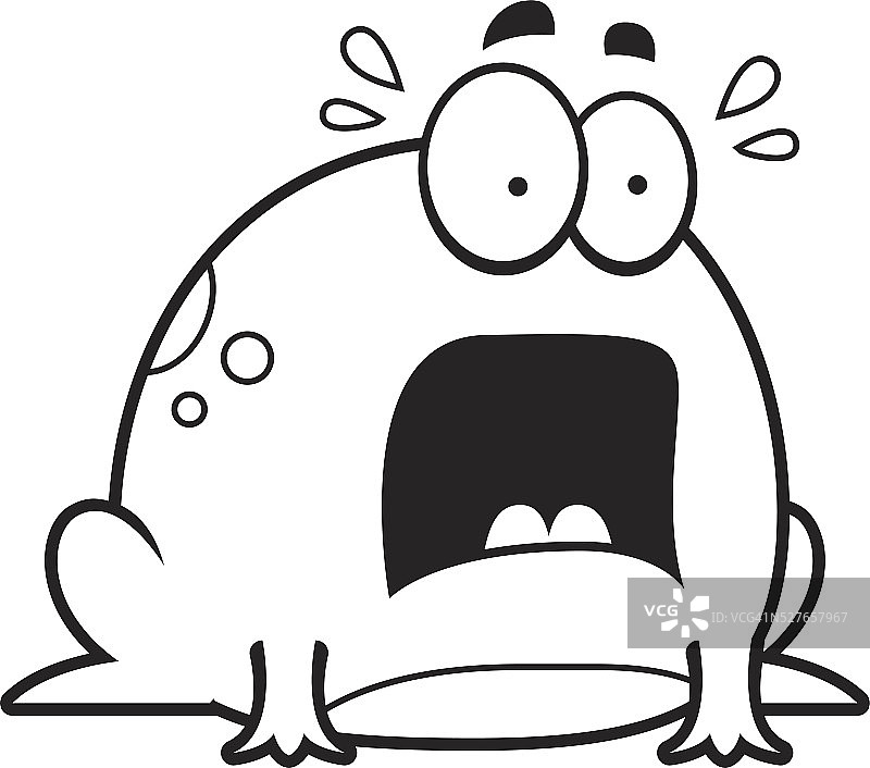 害怕的小青蛙图片素材