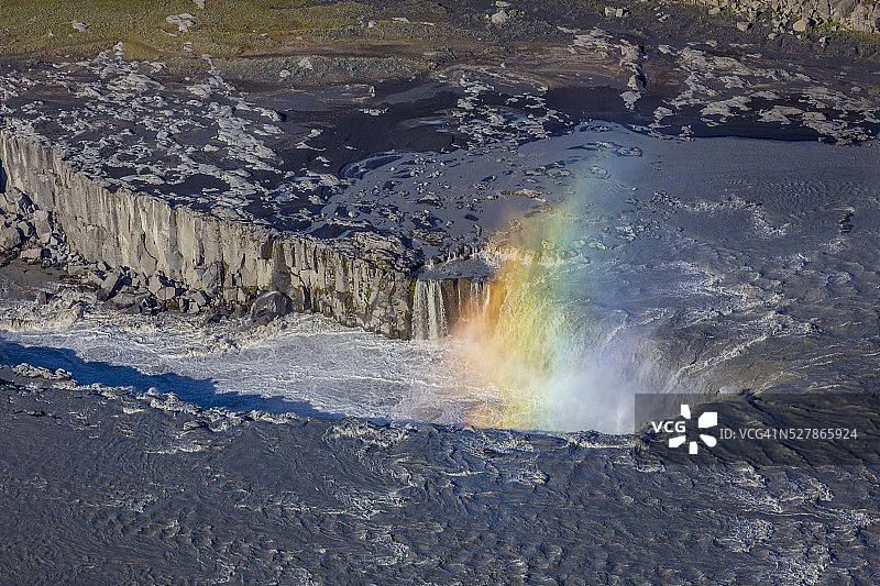 冰岛北部赫利欧扎克莱塔航拍图片素材