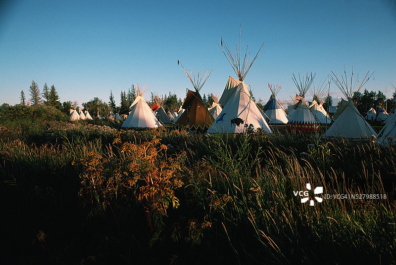 美国山地人协会的营地图片素材