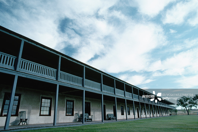 美国怀俄明州的拉勒米军营图片素材