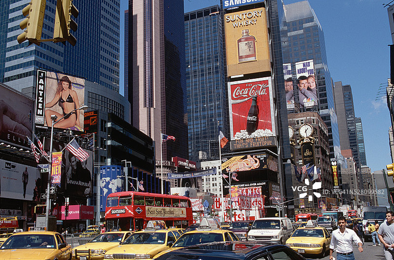 时代广场交通图片素材
