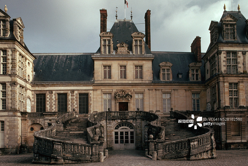 枫丹白露著名楼梯图片素材