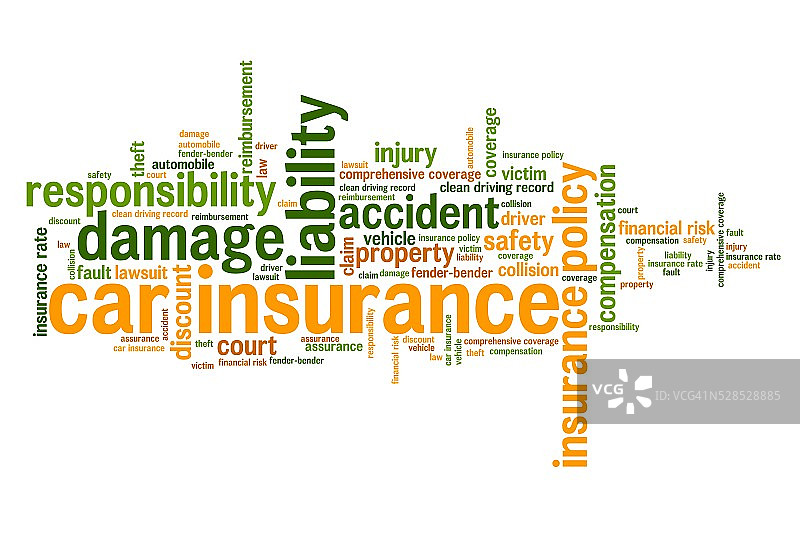 汽车保险单图片素材