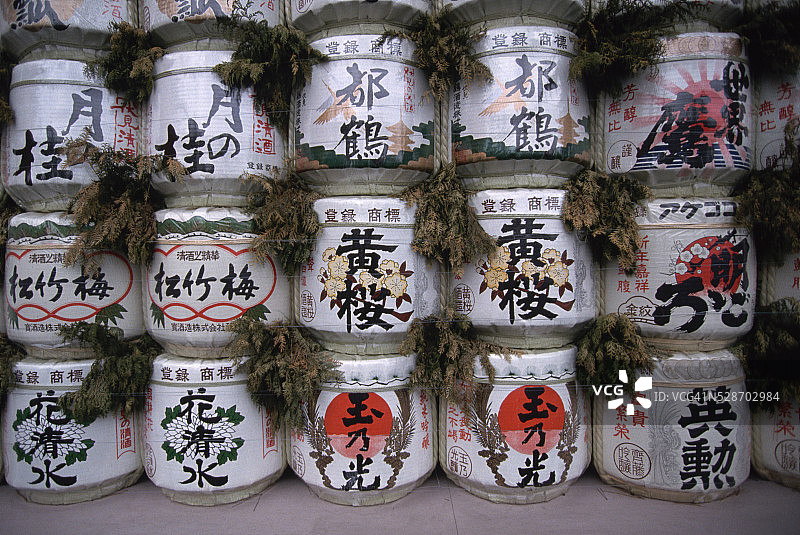 寺庙里的清酒图片素材