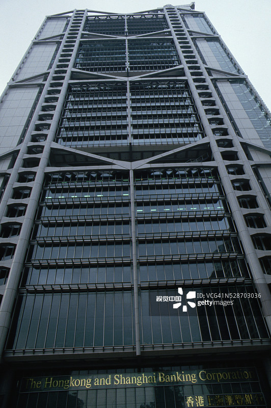香港上海汇丰银行大厦图片素材