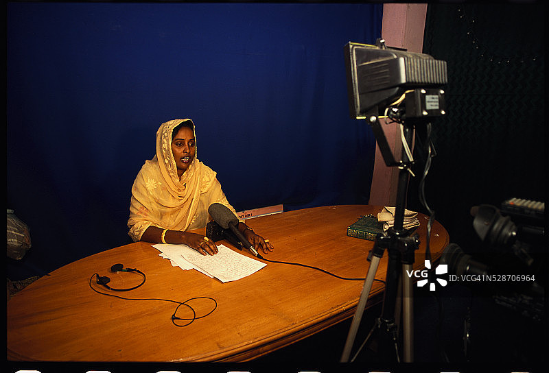 女广播员图片素材