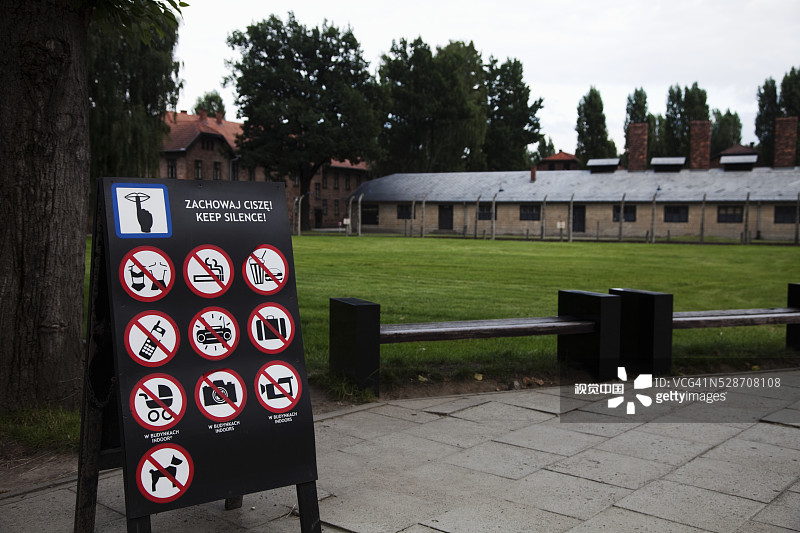 奥斯维辛集中营游客须知图片素材