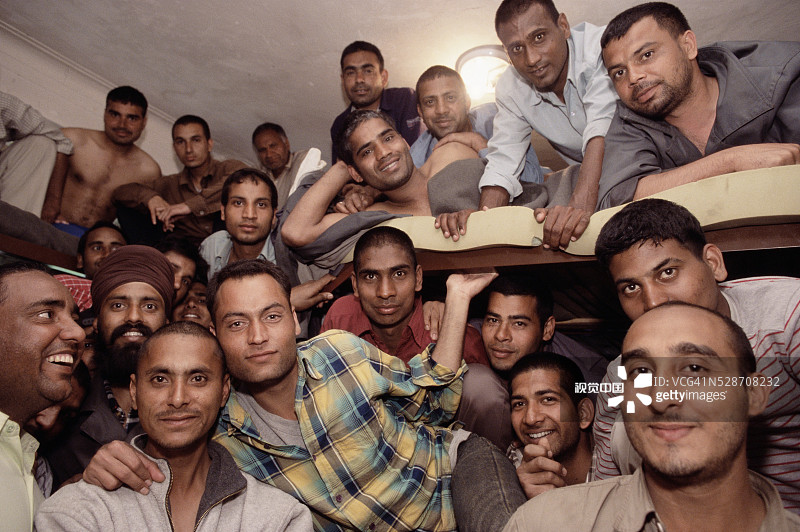 乌克兰帕夫希诺拘留设施中的寻求庇护者图片素材