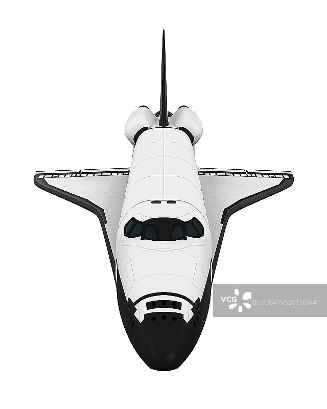 孤立的航天飞机图片素材