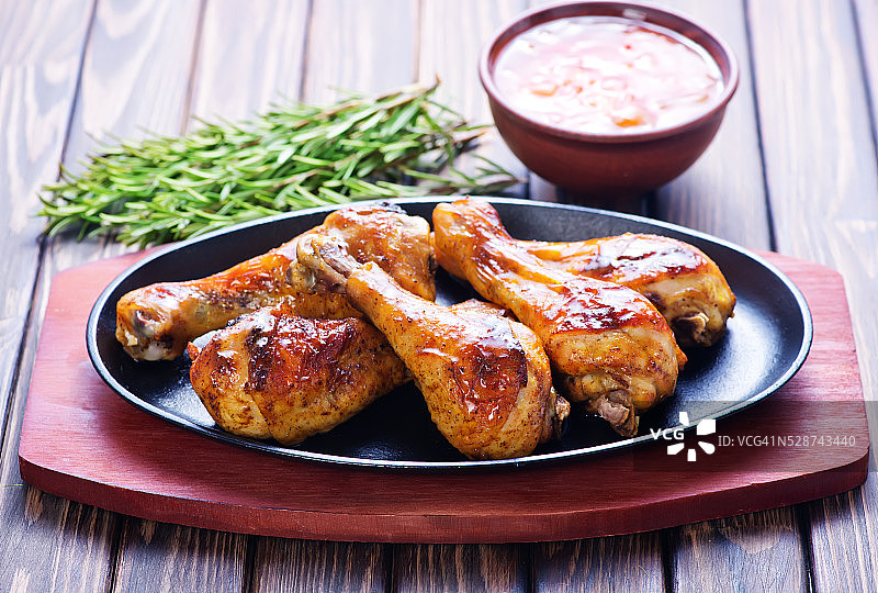 烤鸡腿图片素材