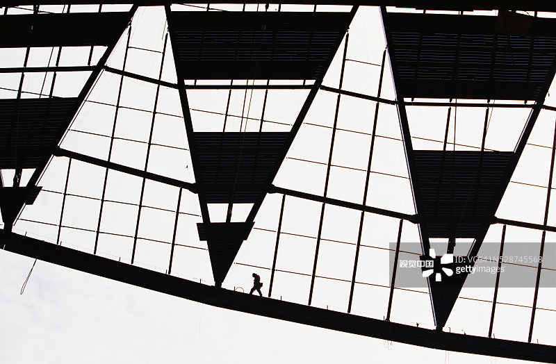 体育场施工中图片素材