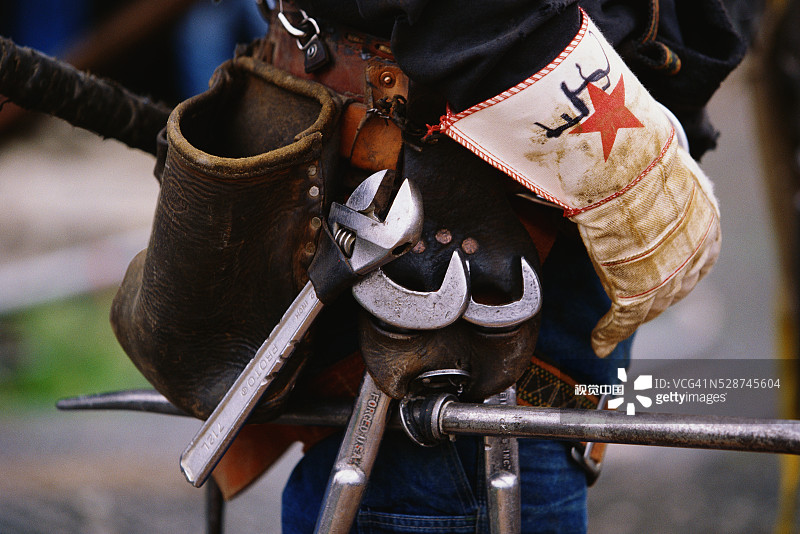 建筑工人的装备图片素材