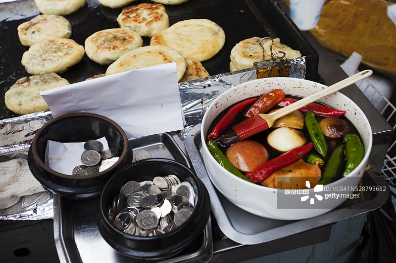 首尔的街头小吃图片素材